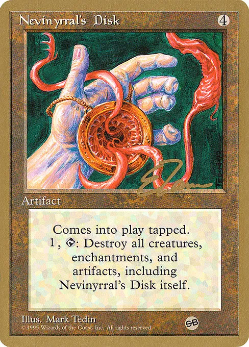 Nevinyrral's Disk - 1996 Eric Tam (4ED)