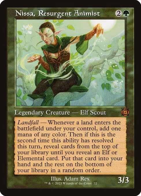 Nissa, Resurgent Animist (Retro Frame)