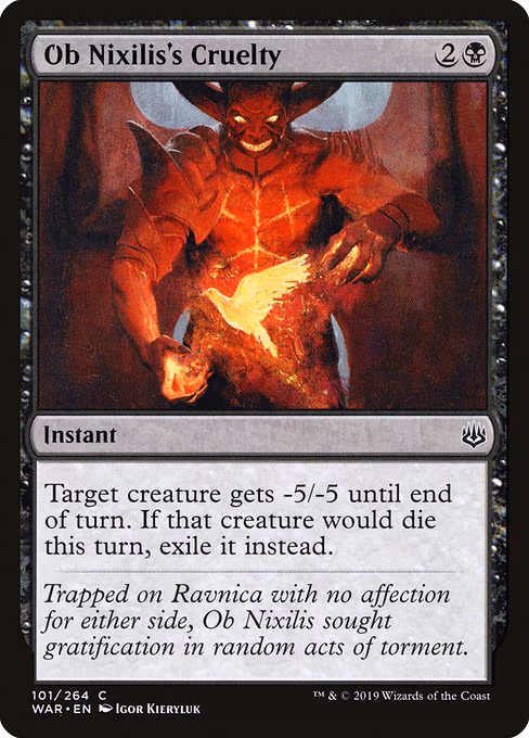 Ob Nixilis's Cruelty