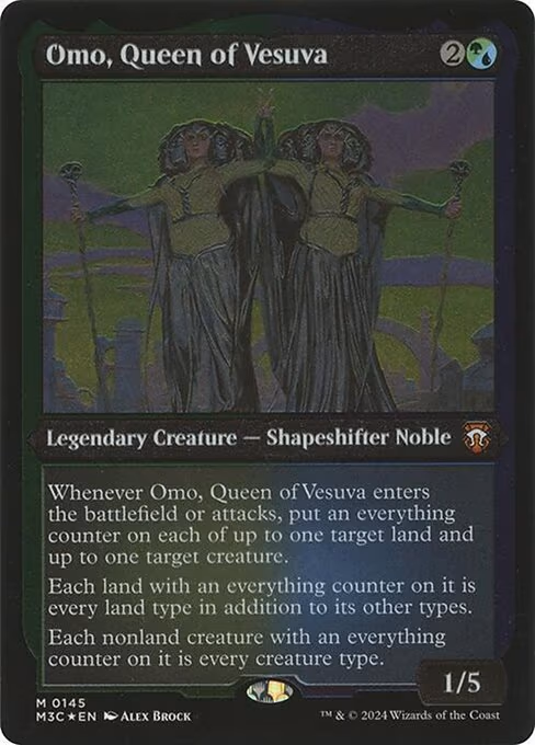 Omo, Queen of Vesuva (Display Commander) - Thick Stock