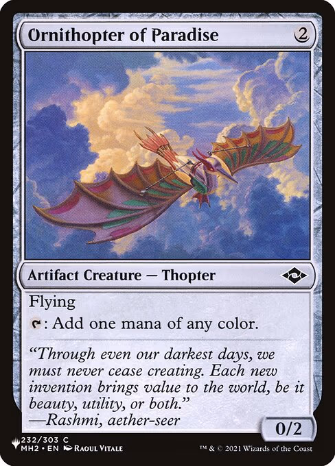 Ornithopter of Paradise - C (232/303)