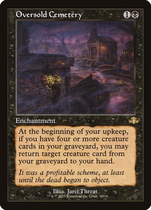Oversold Cemetery (Retro Frame)