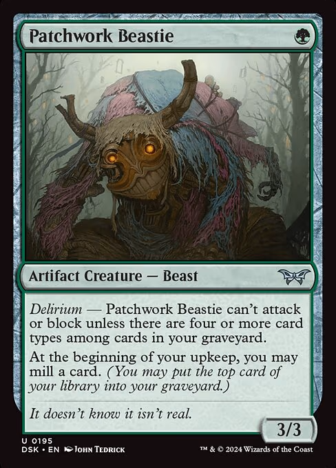 Patchwork Beastie - U (195)