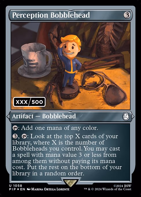 Perception Bobblehead (Serial Numbered) - U (1058)