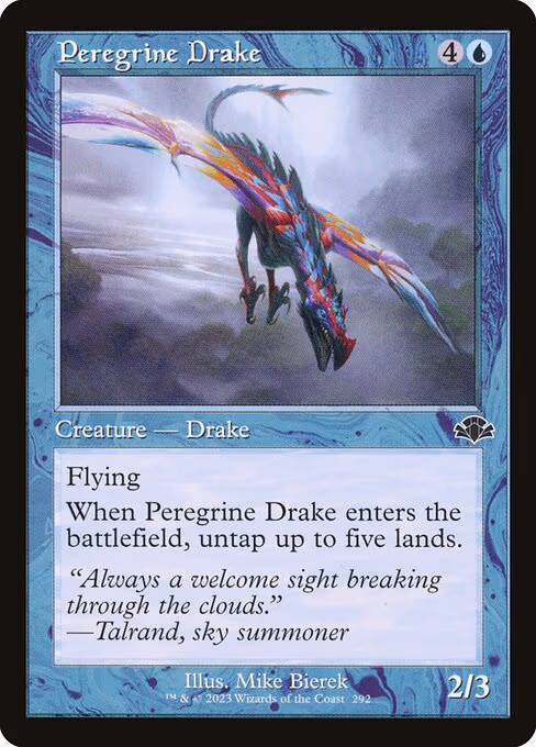 Peregrine Drake (Retro Frame)