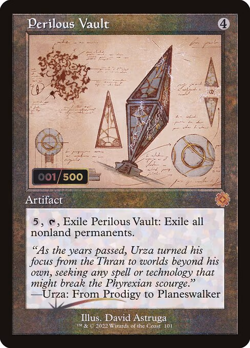 Perilous Vault (Schematic) (Serial Numbered)