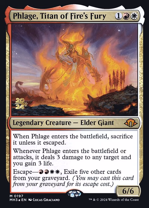 Phlage, Titan of Fire's Fury