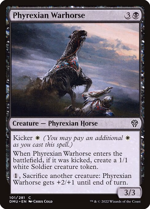 Phyrexian Warhorse - C (101)