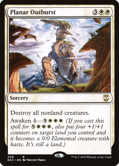 Planar Outburst