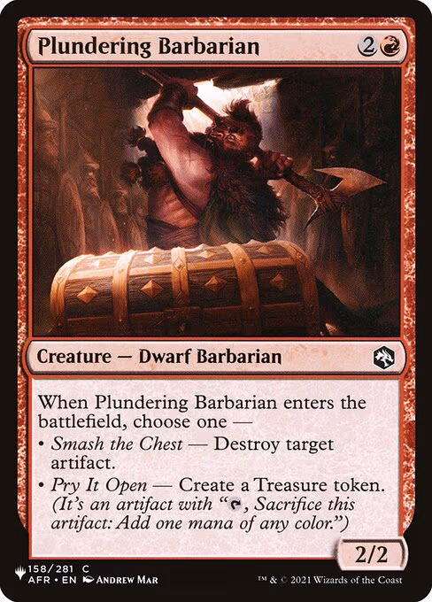 Plundering Barbarian - C (158/281)