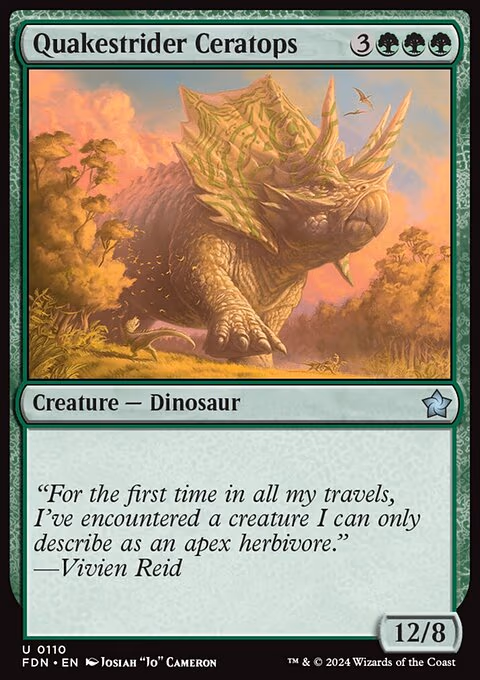Quakestrider Ceratops