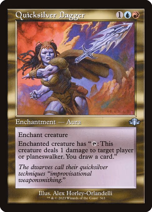 Quicksilver Dagger (Retro Frame)