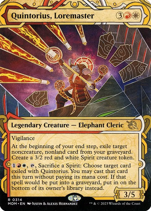 Quintorius, Loremaster