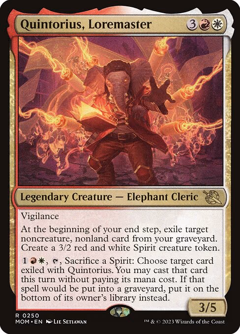 Quintorius, Loremaster