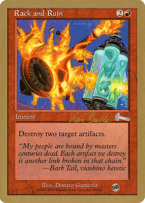 Rack and Ruin - 1999 Kai Budde
