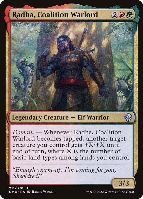 Radha, Coalition Warlord