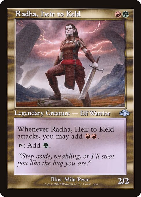 Radha, Heir to Keld (Retro Frame)