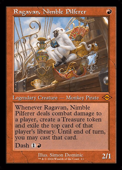 Ragavan, Nimble Pilferer (Retro Frame)