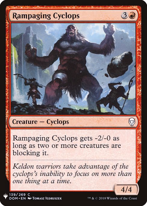 Rampaging Cyclops