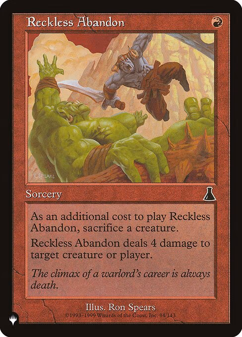 Reckless Abandon