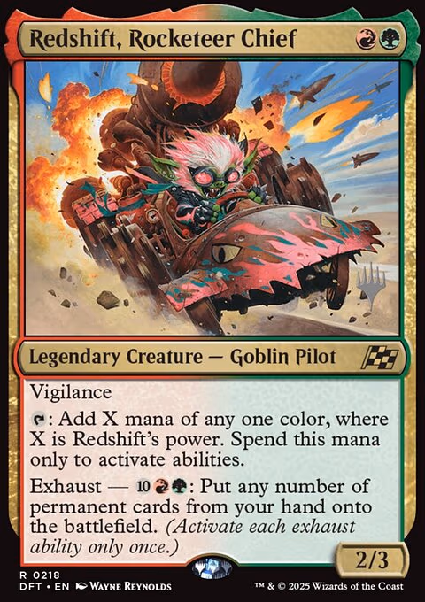 Redshift, Rocketeer Chief