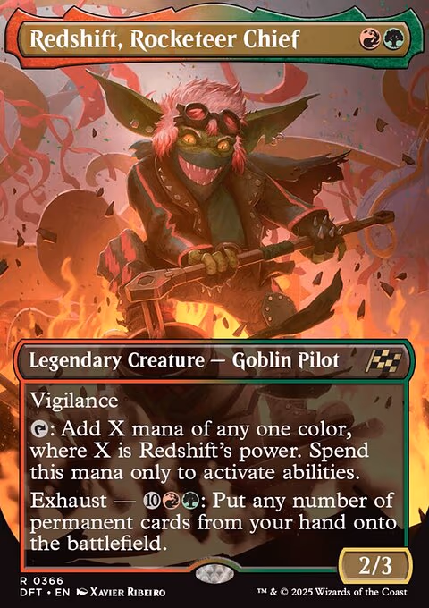Redshift, Rocketeer Chief