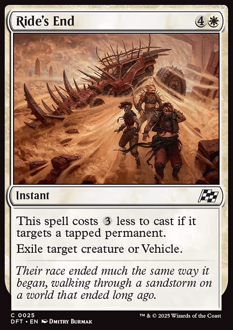 Ride's End