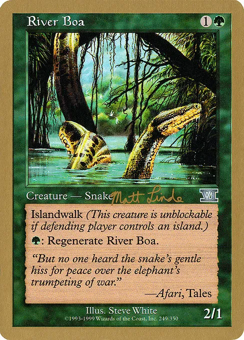 River Boa - 1999 Matt Linde (6ED) - S