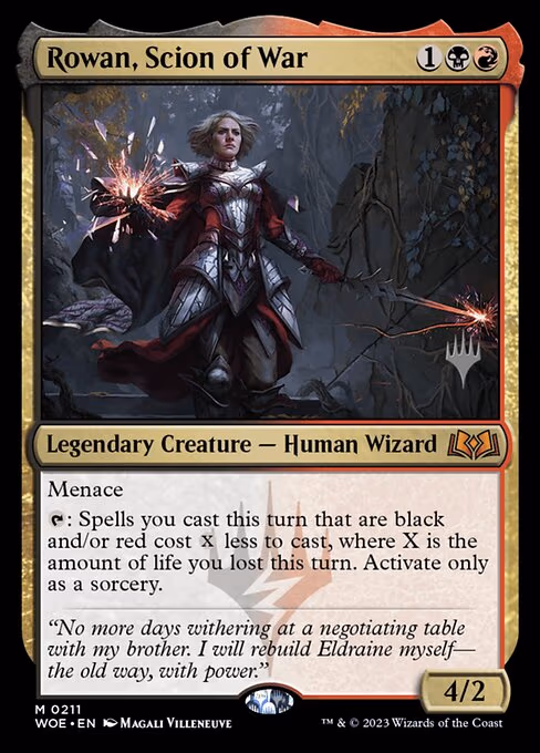 Rowan, Scion of War