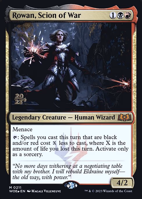 Rowan, Scion of War