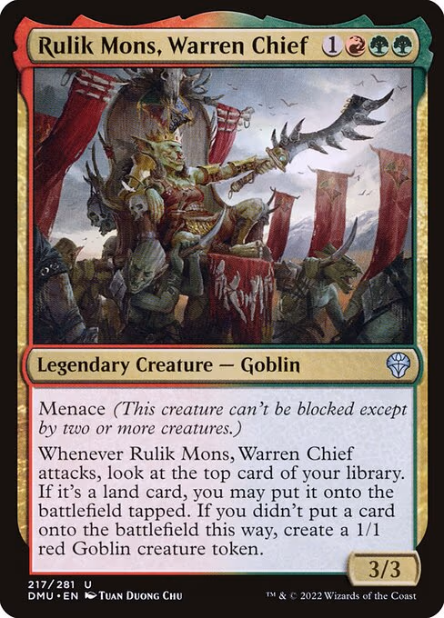 Rulik Mons, Warren Chief