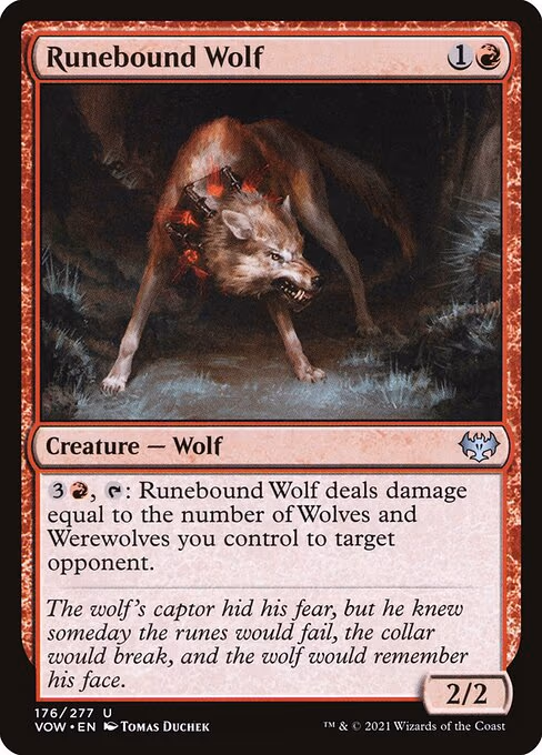 Runebound Wolf - U (176)
