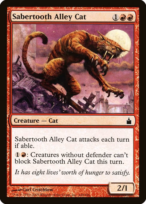Sabertooth Alley Cat