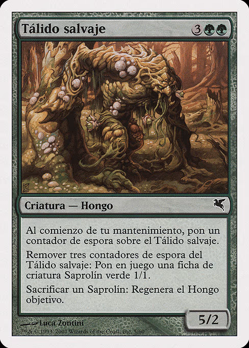 Savage Thallid (Spanish) - "Talido salvaje"