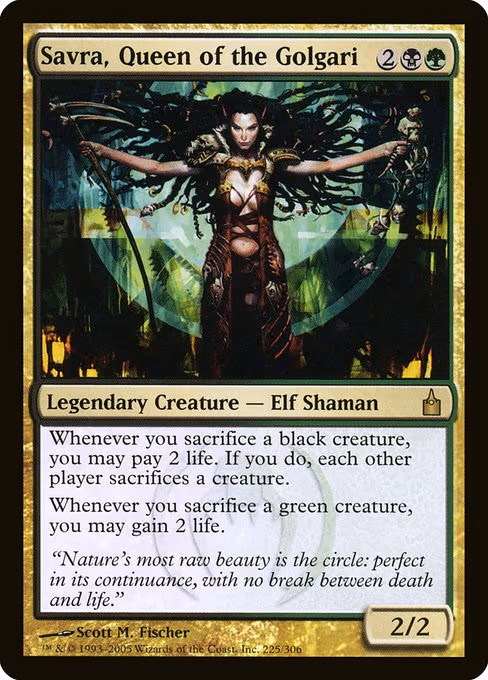 Savra, Queen of the Golgari - R (225)