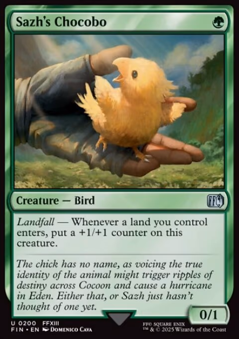 Sazh's Chocobo - U (200)