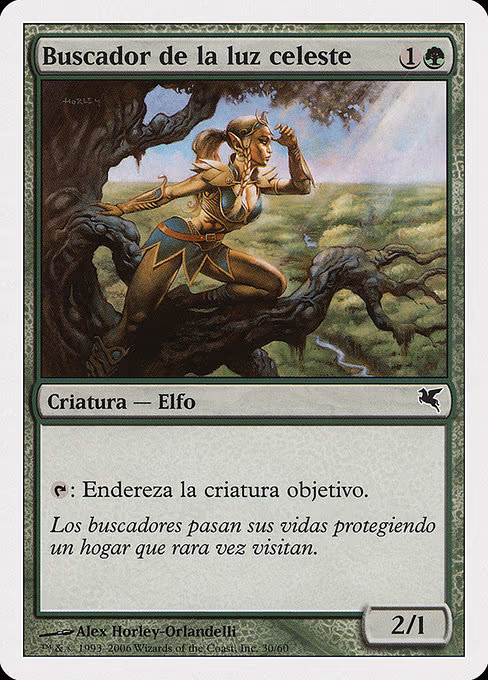 Seeker of Skybreak (Spanish) - "Buscador de la luz celeste"