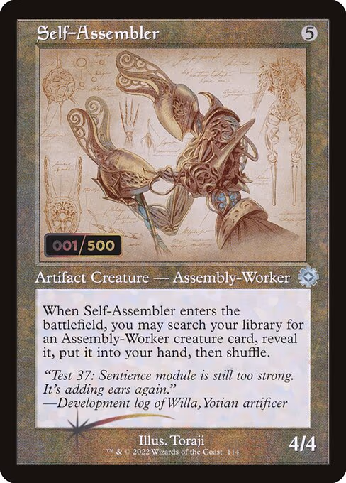 Self-Assembler (Schematic) (Serial Numbered)