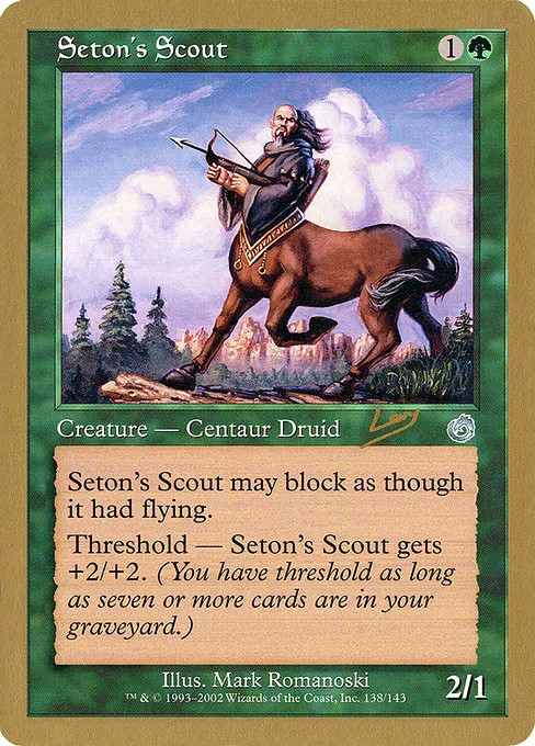 Seton's Scout - 2002 Raphael Levy