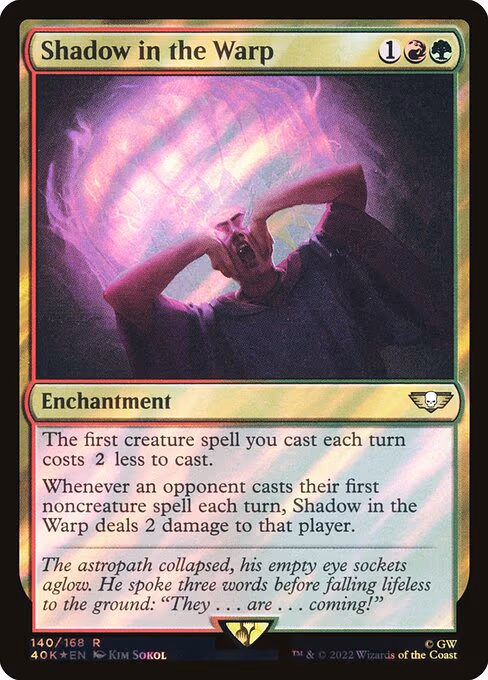 Shadow in the Warp