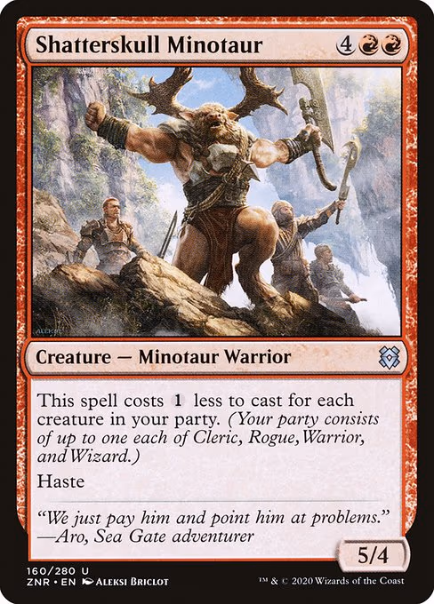 Shatterskull Minotaur - U (160)