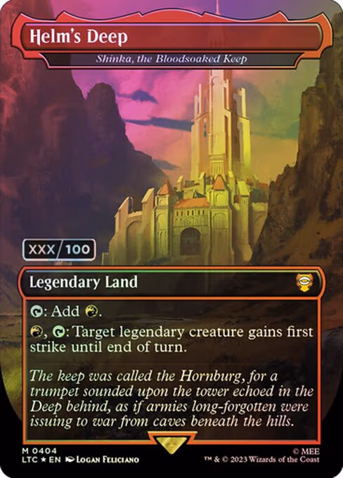 Helm's Deep - Shinka, the Bloodsoaked Keep (Serial Numbered)