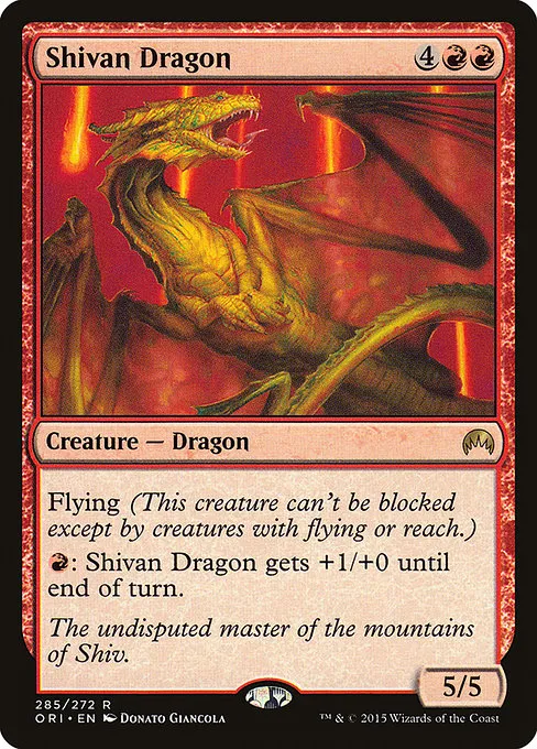 Shivan Dragon - R (285)