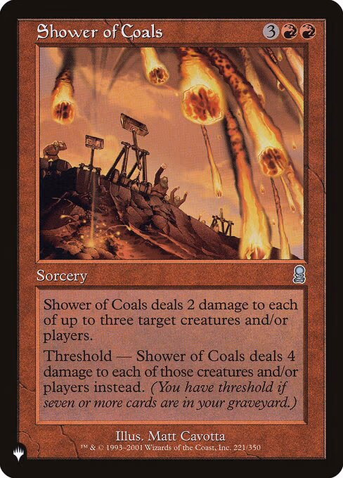 Shower of Coals - U (221/350)