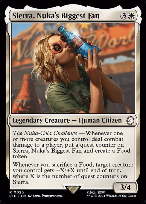 Sierra, Nuka's Biggest Fan
