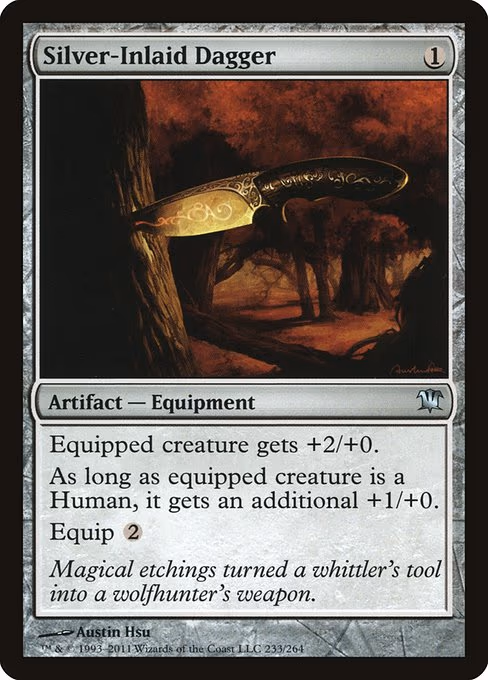 Silver-Inlaid Dagger