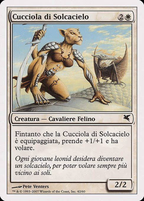 Skyhunter Cub (Italian) - "Cucciola di Solcacielo"
