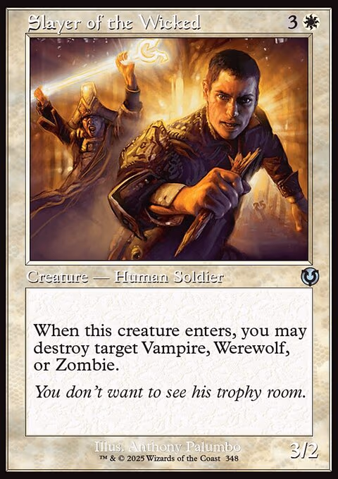 Slayer of the Wicked (Retro Frame)