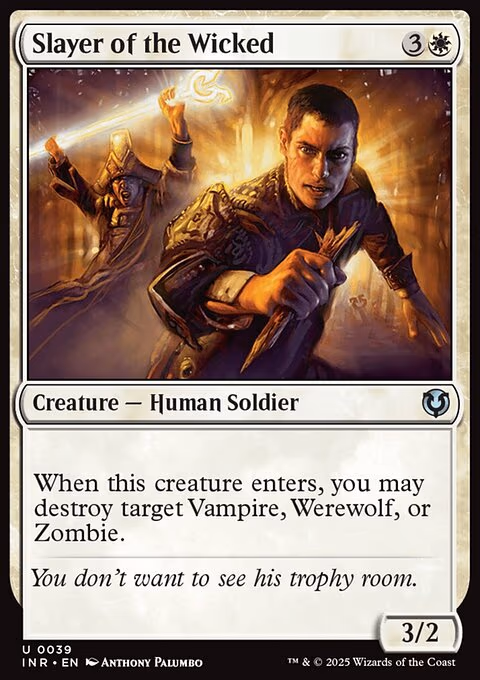 Slayer of the Wicked - U (39)