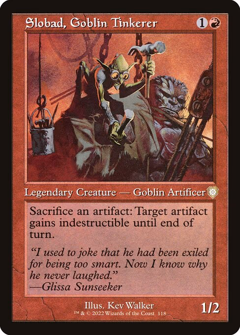 Slobad, Goblin Tinkerer (Retro Frame)
